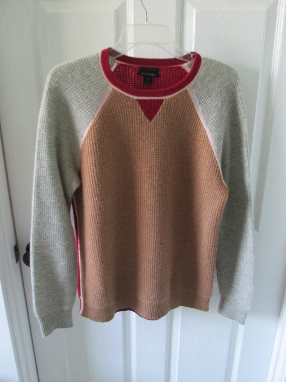 JCrew multi color Italian cashmere sweater